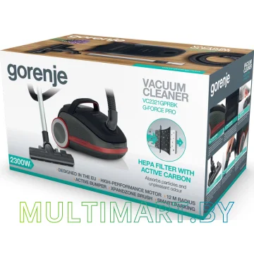 Пылесос Gorenje VC2321GPRBK картинка 5